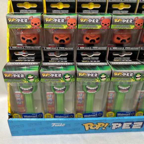 Funko Pop Pez Walmart 2019 Exclusive Stay Puft & Glow in the Dark Slimer… - Picture 3 of 13